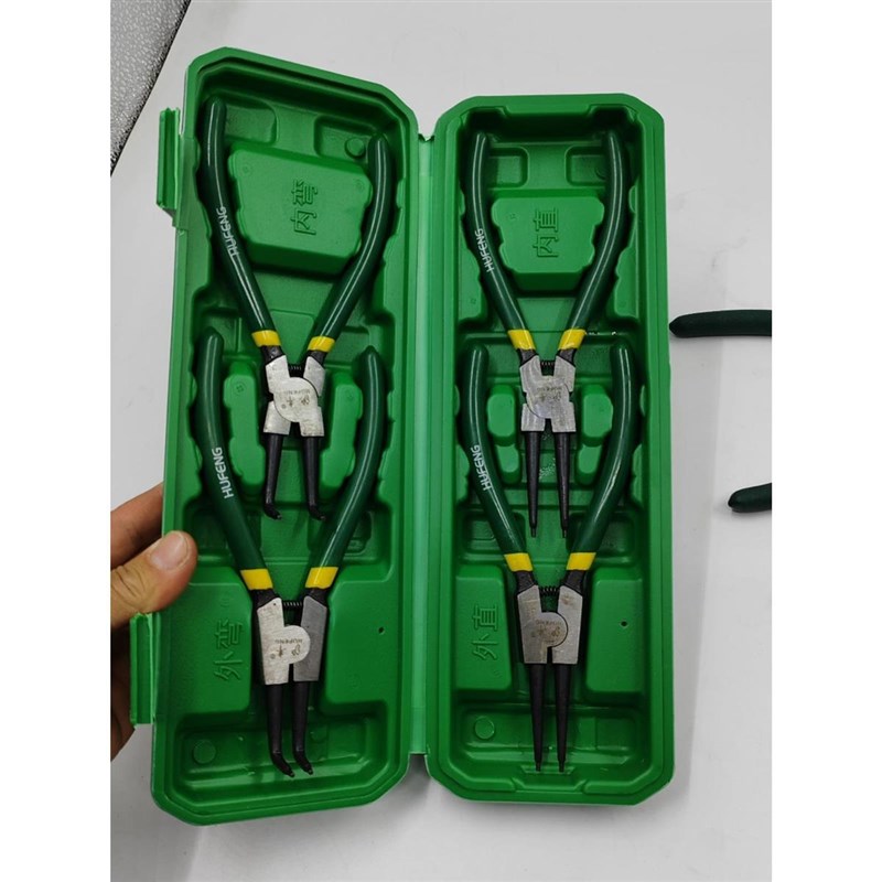 卡扣外置安装拆卸弯扩张盒装环挡圈钳撑卡外直开7寸内卡簧钳工具