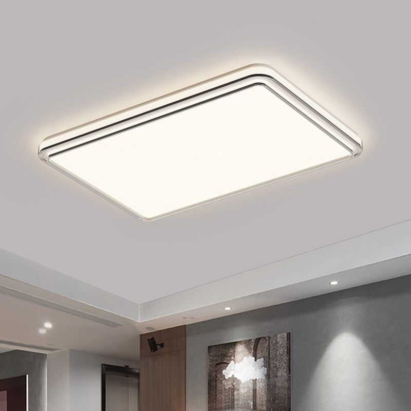 LED客厅吸顶灯2024新款家用亚克力大灯现代简约房间轻奢卧室灯