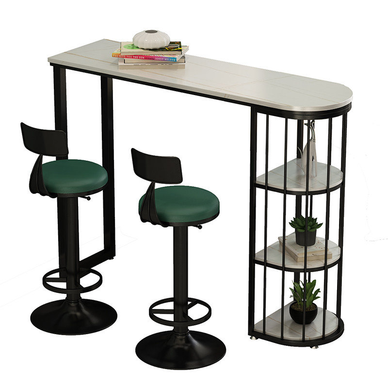 简约岩板吧台桌大理石家用椭圆酒柜客厅厨房隔断小玄关高脚餐桌椅,商业/办公家具,酒吧台,淘宝优惠券,粉丝福利购,淘宝优惠卷