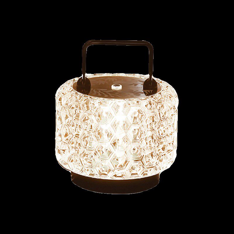 充电台灯新款轻奢大容量超强续航卧室床头灯高级氛围感led小夜灯