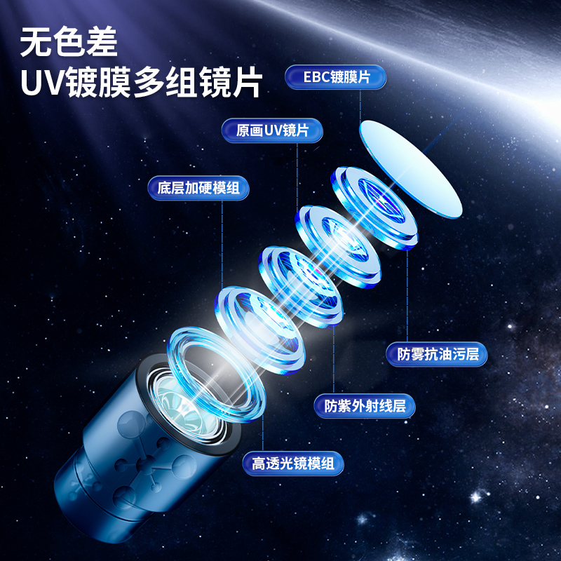 光学显微镜中学生中考同款初中生儿童科学实验室台式生日礼物