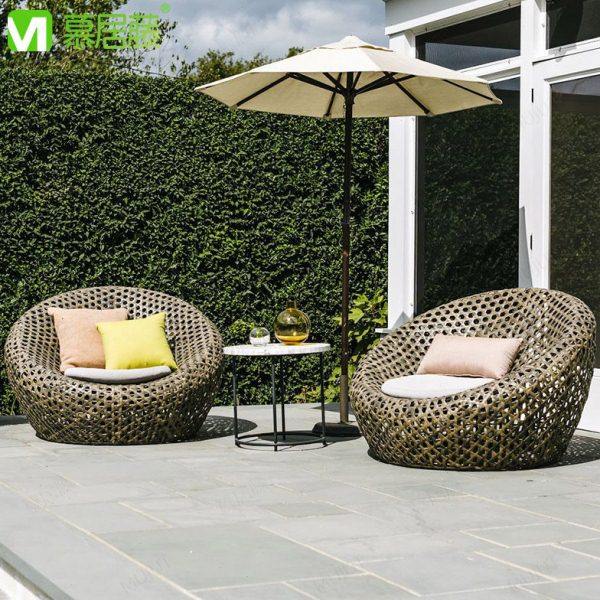 户外藤沙发露天室外藤编椅阳光房休闲民宿庭院露台花园茶几三件套,住宅家具,户外沙发,淘宝优惠券,粉丝福利购,淘宝优惠卷