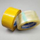加宽加厚5.5CM 打包胶带一筒 长150米普通透明黄色密封箱胶带包装
