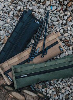 OVERHILLS户外露营收纳长条信封包 配件收纳包防水杂物袋地钉挂包