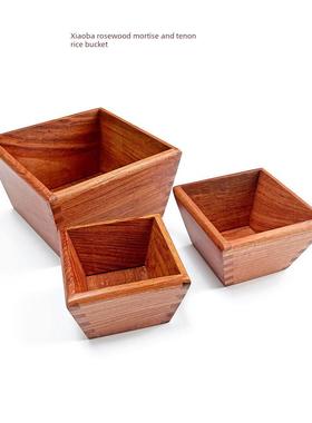 巴西米桶实木日进斗金越南红木创意米桶客厅装饰品进入财富开启礼