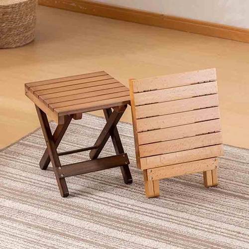 实木折叠凳家用可携式小矮凳加厚小马扎户外钓鱼椅多功能新款小板