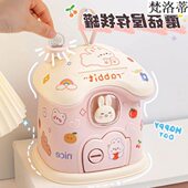 储 女孩兔3儿童密码 新款 网红小房子存钱罐20子只进不出20232年新款