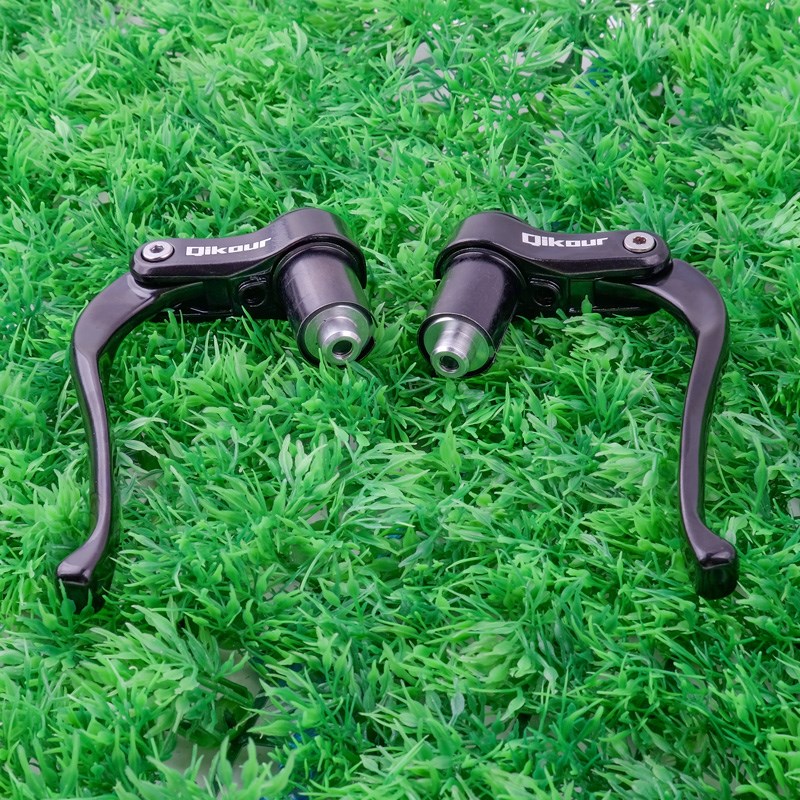 自行车TT刹把铝合金三指刹v车把公路车死飞车牛角飞机把刹车装置