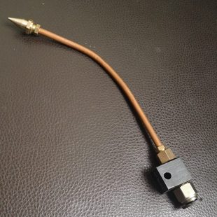 油雾润滑喷头喷管1MM尖嘴喷嘴/可弯曲收口型金属管喷气微量润滑