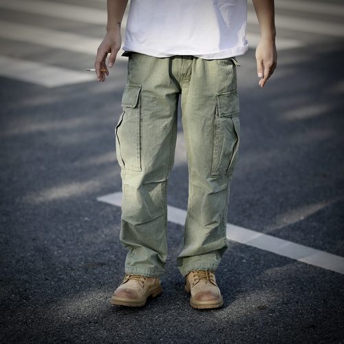 男士M51军事风做旧多袋工装裤