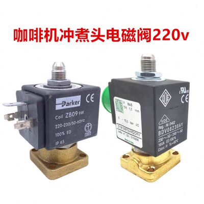 半自动咖啡机冲泡头电磁阀220v冲煮头ODE电磁阀咖啡机配件