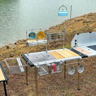 MICHSO铭索户外露营IGT组合桌IGT配件加长延伸转角侧板竹桌板桌腿