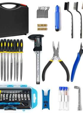 跨境3D打印机工具套装124pcs/244pcs/78pcs3d打印机配件工具套装