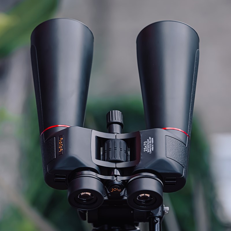 天文双筒望远镜目镜平场防水小哨所A5膜25倍X70高倍专业高清观月
