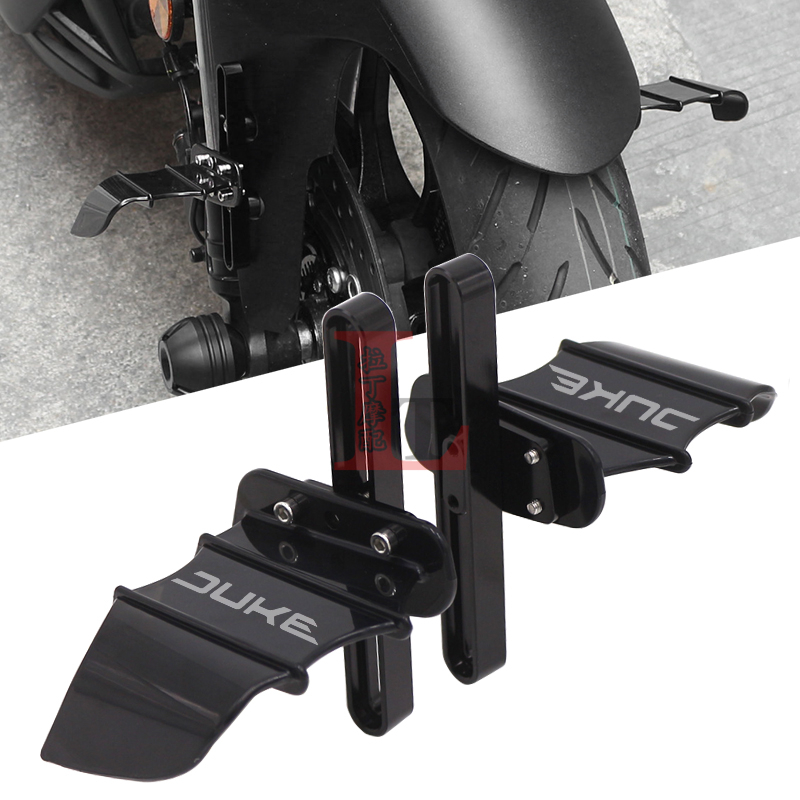 适用KTM DUKE250 390 790 890改装前轮定风翼翅膀破风导流翼风刃