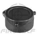 弹盖大口径物镜保护目镜防尘普通单筒望远镜双筒观鸟镜橡胶盖亚光