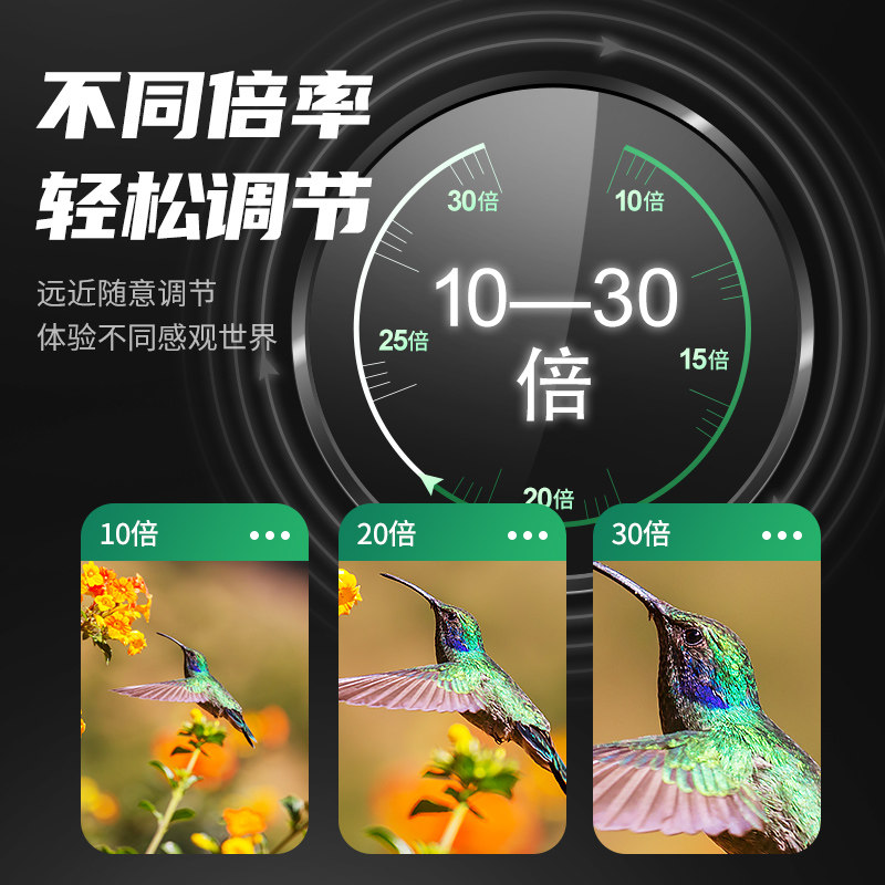 单筒变倍望远镜高倍高清专业级手机拍照户外便携式成人儿童望眼镜