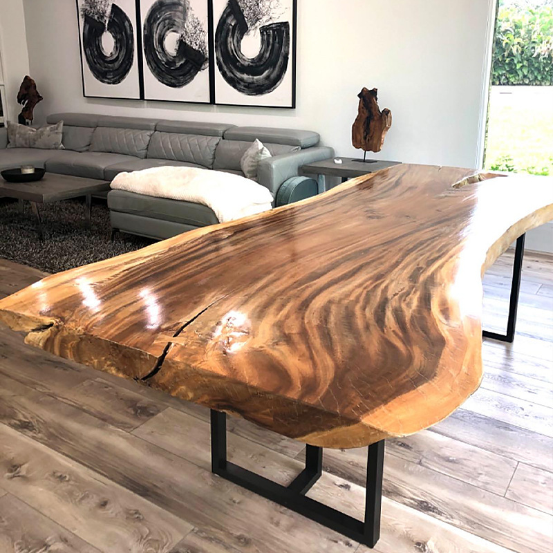 现代简约黑色铁艺桌脚 餐桌办公桌金属桌子腿 餐厅吧台岩板桌支架