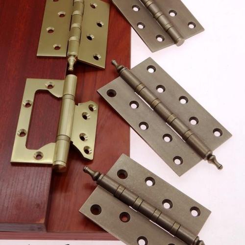 中式仿古纯铜合页木门暗装折叠柜门窗屏风槅扇加厚平开黄铜子母铰