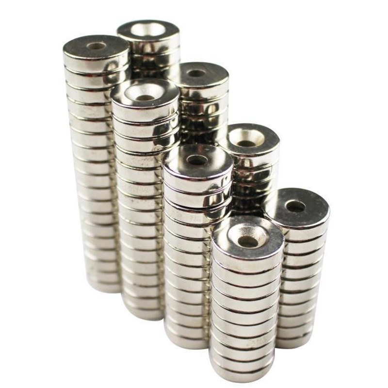 米斯米带孔b圆型磁铁 NHXCC8/10/12/15/20/25 - 2 3 4 4.5 5 5.5
