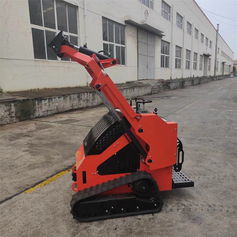 迷你履带滑d移装载机四驱轮式农用滑移机多功能室内拆除小铲车