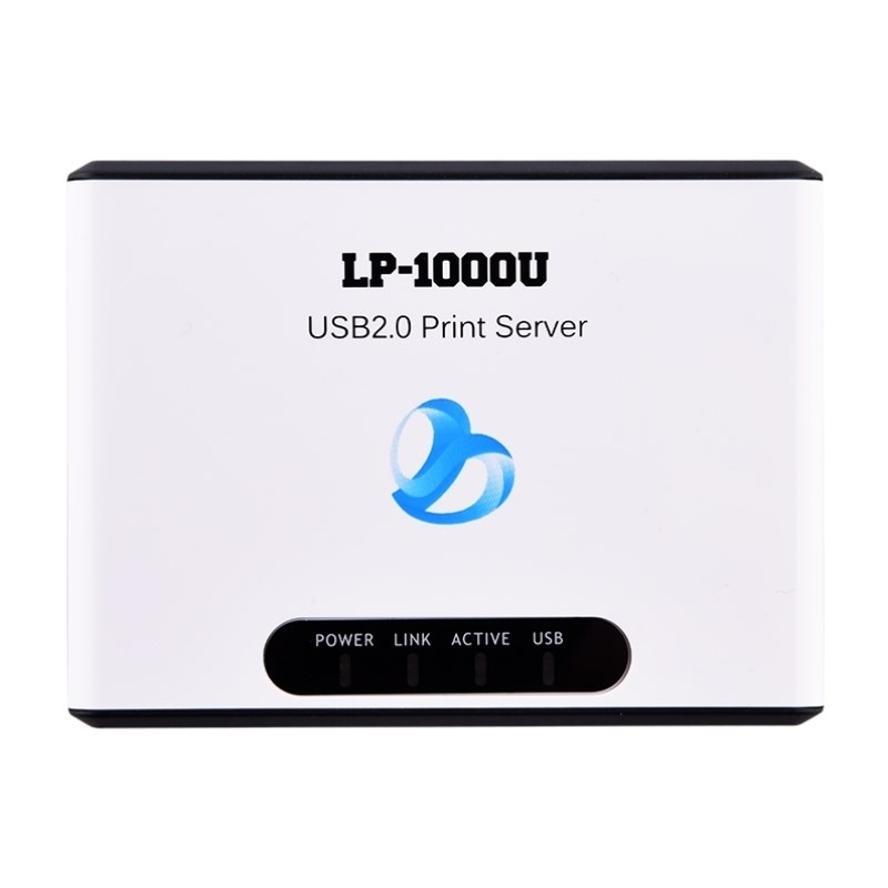 隆豹LP-1000U打s印服务器USB打印机共享网络打印共享器