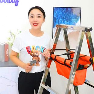 梯子工具包布兜铝合金折叠家用木工人字梯收纳袋帆布工具袋伸缩梯