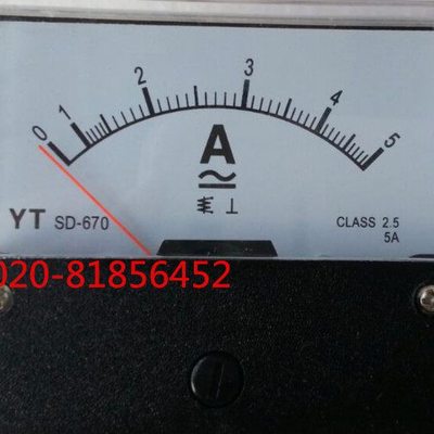 交流电流表YT SD670-0.5A 1A 2A 3A 5A 10A 15A 20A 30A 50A 100A
