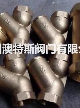 正宗台湾富山F1191Y黄铜丝囗Y型过滤器DN15 20 25 32 40 50 65 80