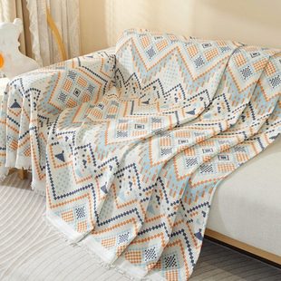 棉麻沙发巾一整张全盖全包沙发盖布盖巾盖毯桌布四季通用沙发套罩