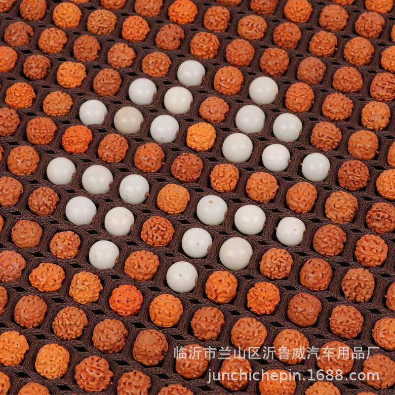汽车坐垫夏季菩提子小金刚方垫夏天通用珠子凉垫防滑透气坐垫单片