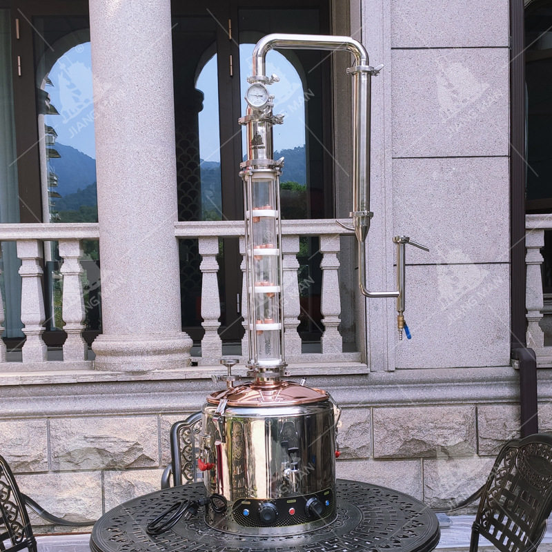 塔式家用小型蒸馏设备 金酒酿酒设备 纯露精油提取器 尺寸定制,清洗/食品/商业设备,酿酒设备,淘宝优惠券,粉丝福利购,淘宝优惠卷