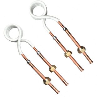 订制高频加热机铜线圈高频感应加热管感应加热焊接设备配件感应圈