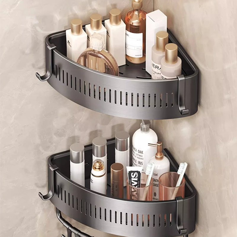 卡迪欧浴室置物架k免打孔卫生间三角篮淋浴房厕所收纳沐浴露洗手