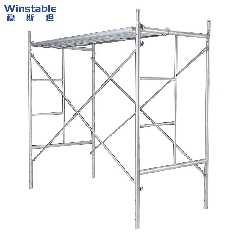 稳斯坦W7652移动脚手架建筑装修梯形架多功能活动架1.7m高Y1.8m长