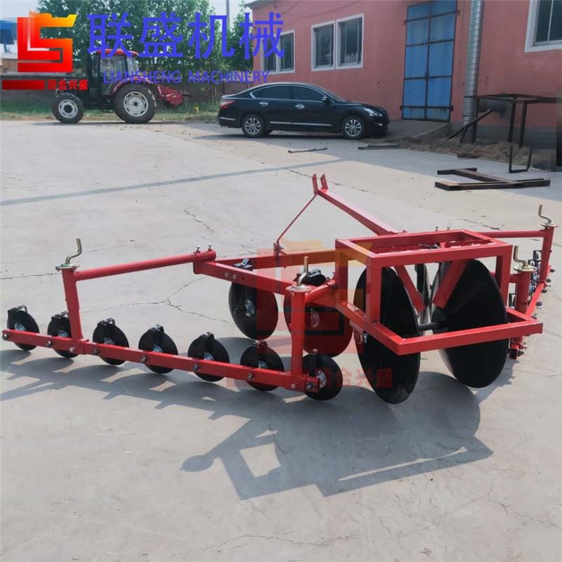 打梗筑垄机 圆盘片式打埂机 小四轮H牵引可调节宽度筑梗机价格