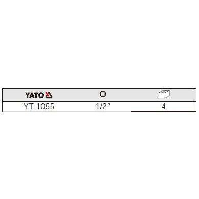 【含税】易尔拓工具 15件套六角风动长套筒组套 YT-1055