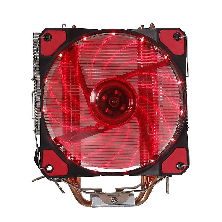 4铜管CPU散热器775AMD1155台式电脑主板热管静音风扇1366 X79 X99