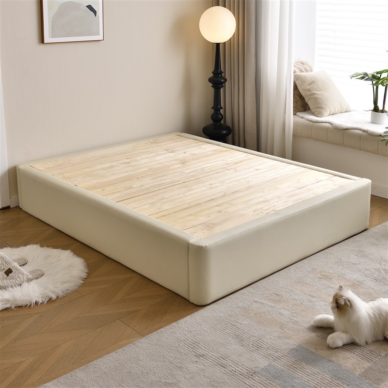 实木榻榻米床架无床头o可定制任意尺寸单双人床民宿主卧落地地台