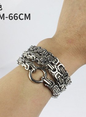 网红手链龙骨钛钢项链龙s脊手串不锈钢霸气用品男时尚腰带车载装
