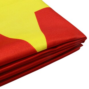 耐高速耐海风吹越野车加厚经编布摩托锁边耐用汽车高速国旗4号船