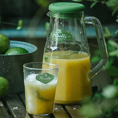 凉水壶耐高温玻璃大容量凉水杯食品级冷泡凉白开水壶饭店餐厅专用