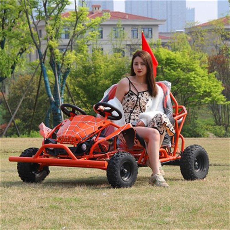 全地形车四轮越野沙滩车双人汽油电动单人场地山地摩托车卡丁车