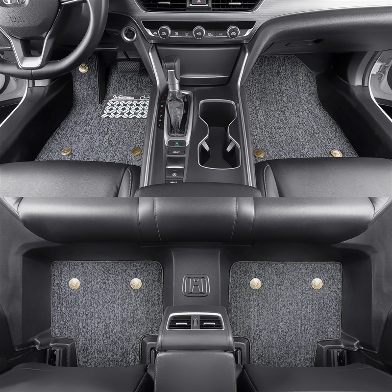 适用本田雅阁脚垫全包围车内装饰配件九10十代半汽车TPE地垫