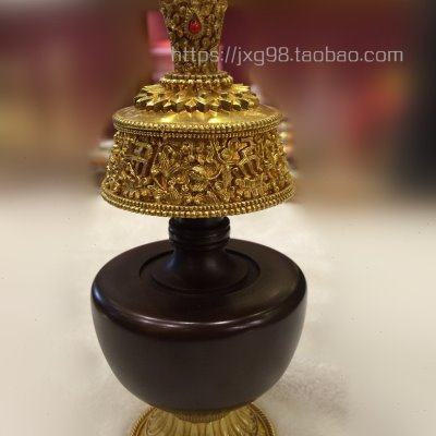 宝瓶宝瓶纯铜贲巴壶文巴壶净水瓶宝瓶供品贲巴瓶灌顶水壶摆件