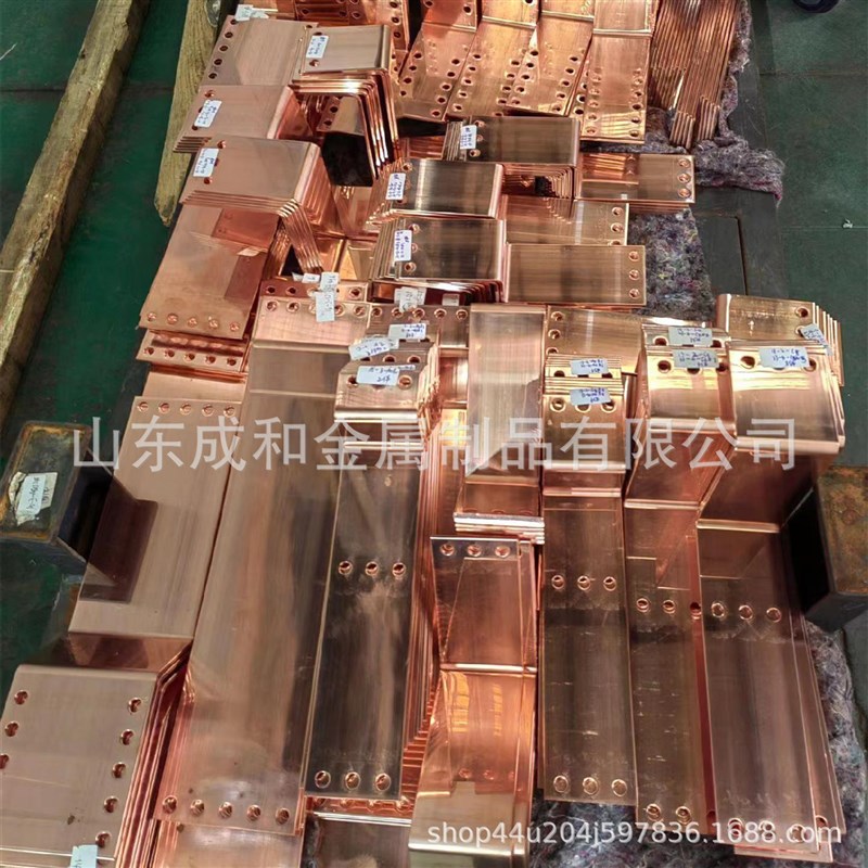 供应紫铜排紫铜板加工折弯打孔钻孔激光切割t2镀锡紫铜排非标加工