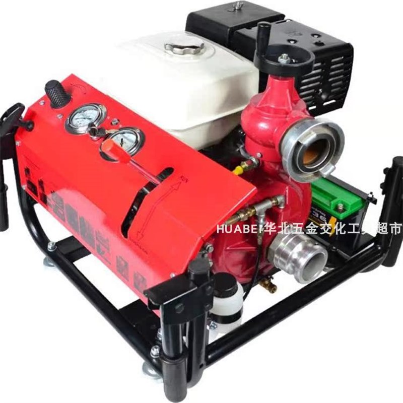 高扬程移动输送泵火场救援抽水泵手抬机动泵JBQ5.0/9.0