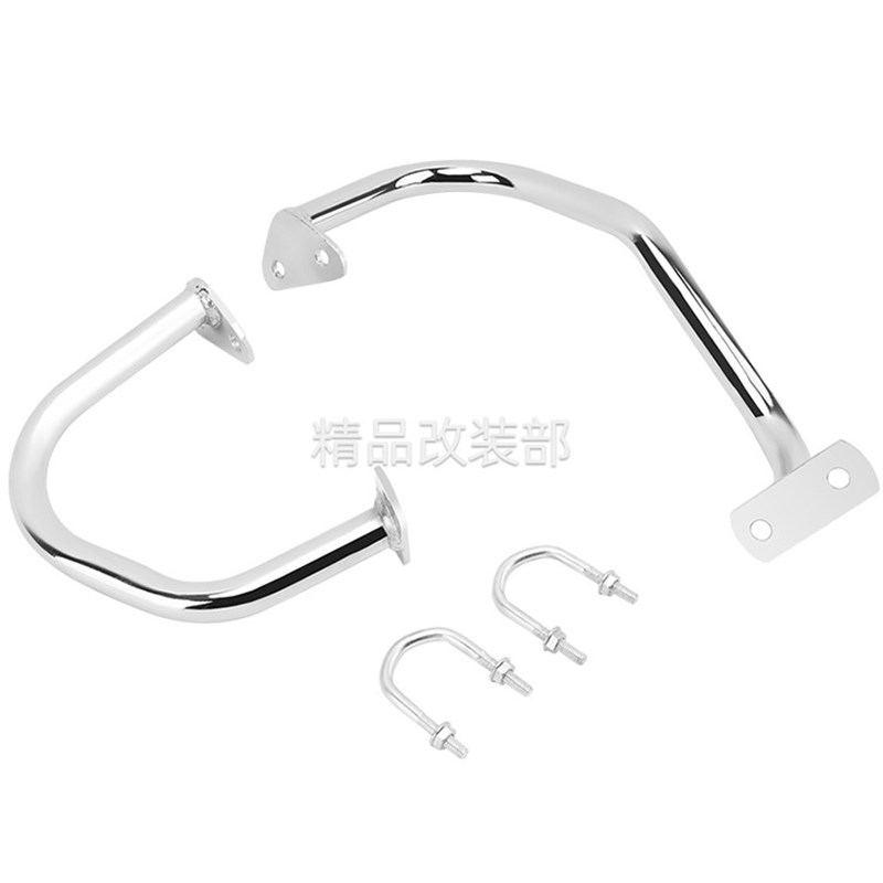 摩托车川Q ZRX400 ZR400E 改装前保险杠前护杠车身防摔杠 97-08年