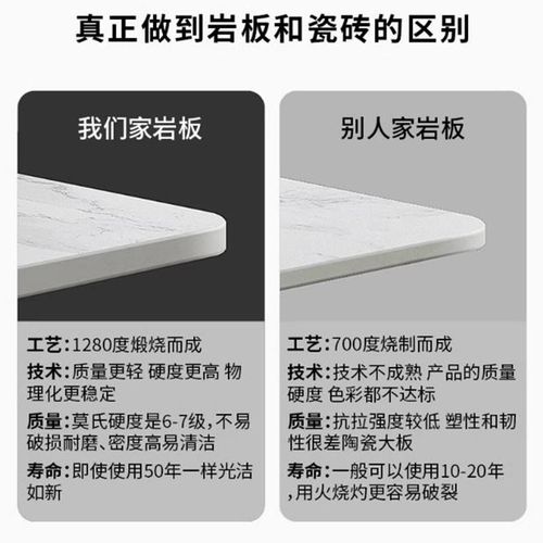 岩板餐桌台面定制复古柔光木纹洞石电视柜茶几餐边柜定做桌板瓷砖