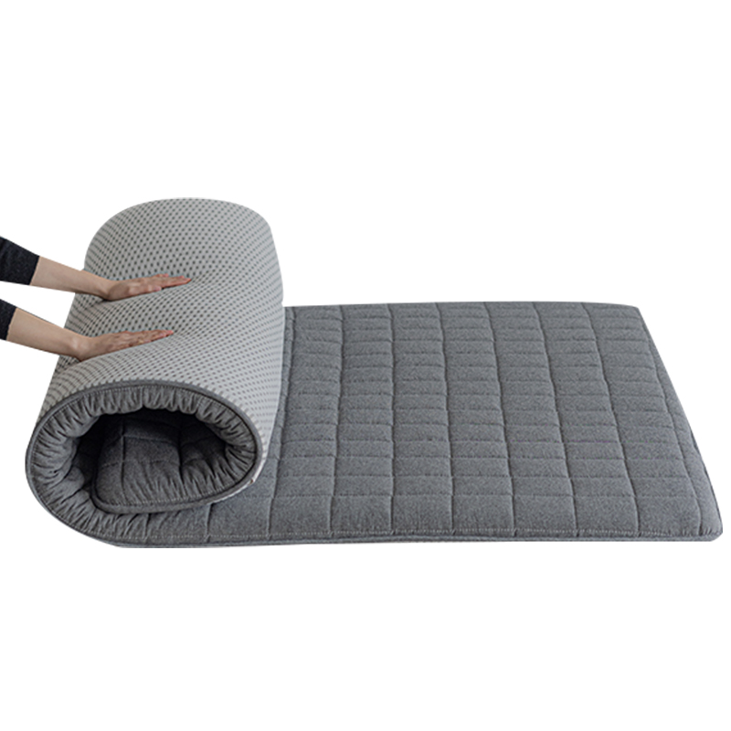 A类全棉加厚棉花床垫 软垫家用榻榻米垫子褥子学生宿舍床褥可折叠